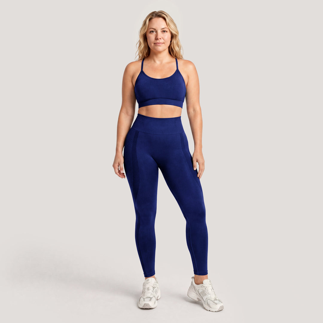 3D CelluSmooth High-Waisted Seamless Booty-Lifting Leggings