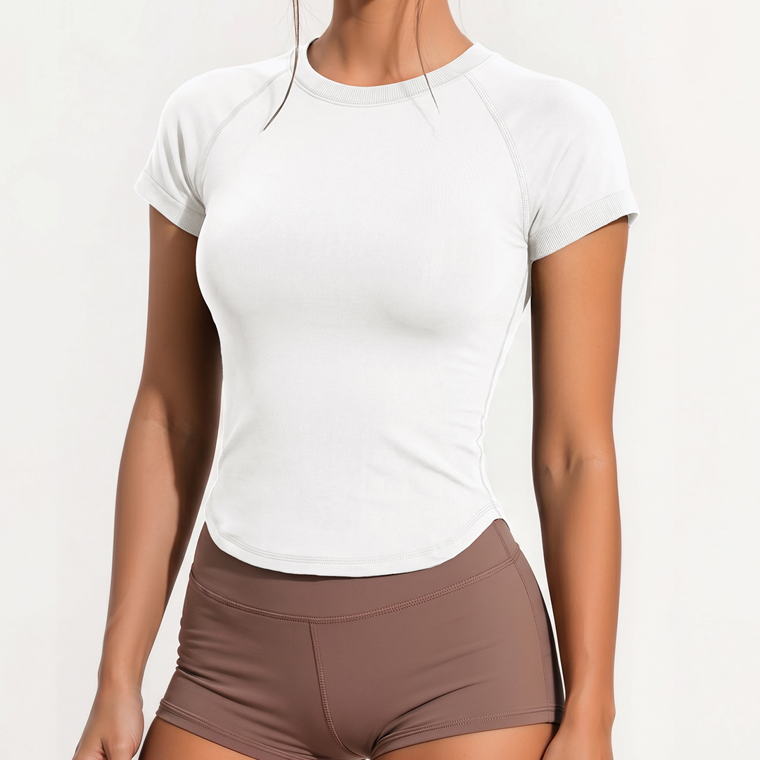 ShapeFlow Crew Neck Tee | Built for Movement and Designed for Comfort