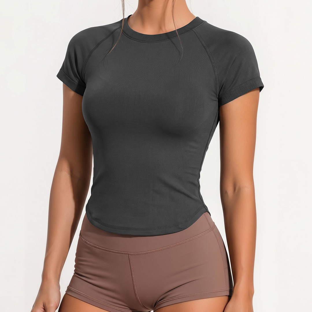 ShapeFlow Crew Neck Tee | Built for Movement and Designed for Comfort